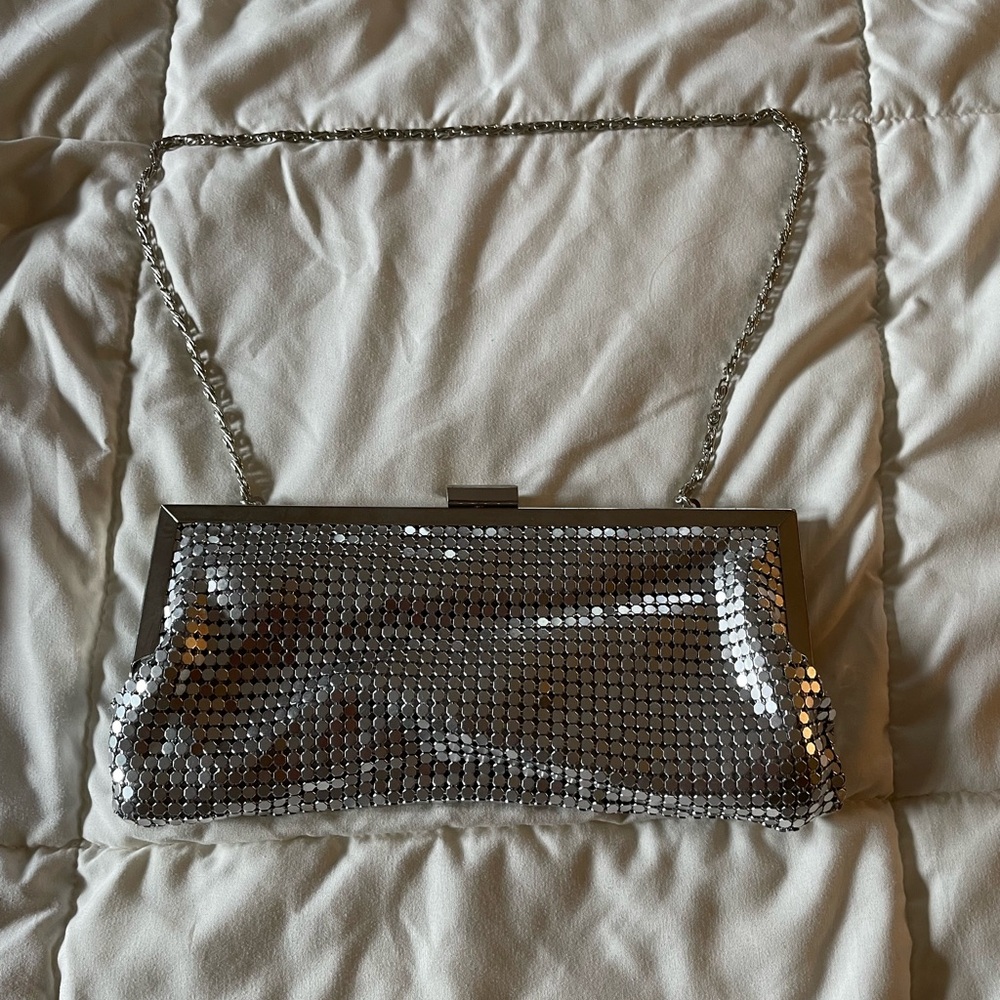Silver Mesh Evening Bag by Style & Co - gives appearance of sequins